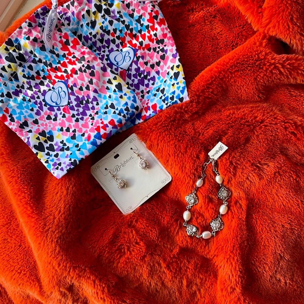 NWT BRIGHTON Alcazar Bracelet & Earrings Set